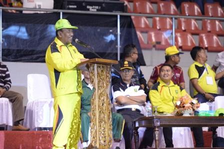 Buka Popda XIV Riau 2018, Plt Gubri Harapakan Lahir Atlet Kekancah Nasional dan Internasional